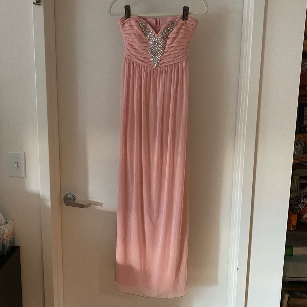 Strapless Formal Dress